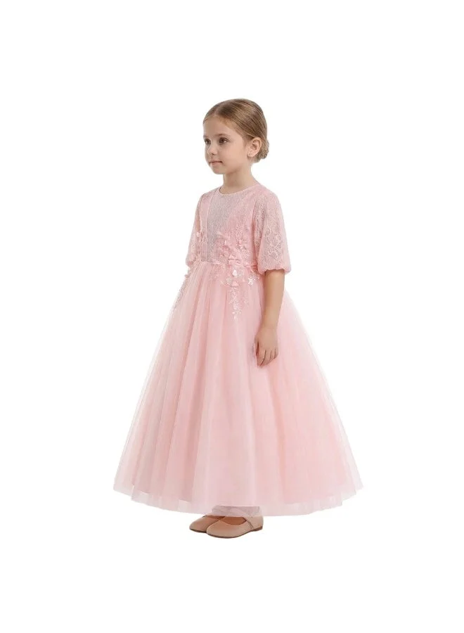 D'Daniela Lace Bodice Gown Dress